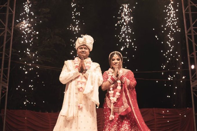 Themed Varmala and Bridal Entry